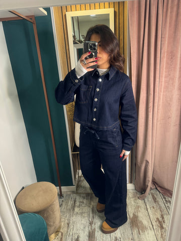 Cordset Denim Blu