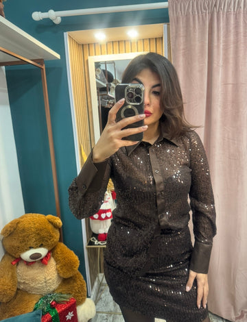 Camicia paillettes