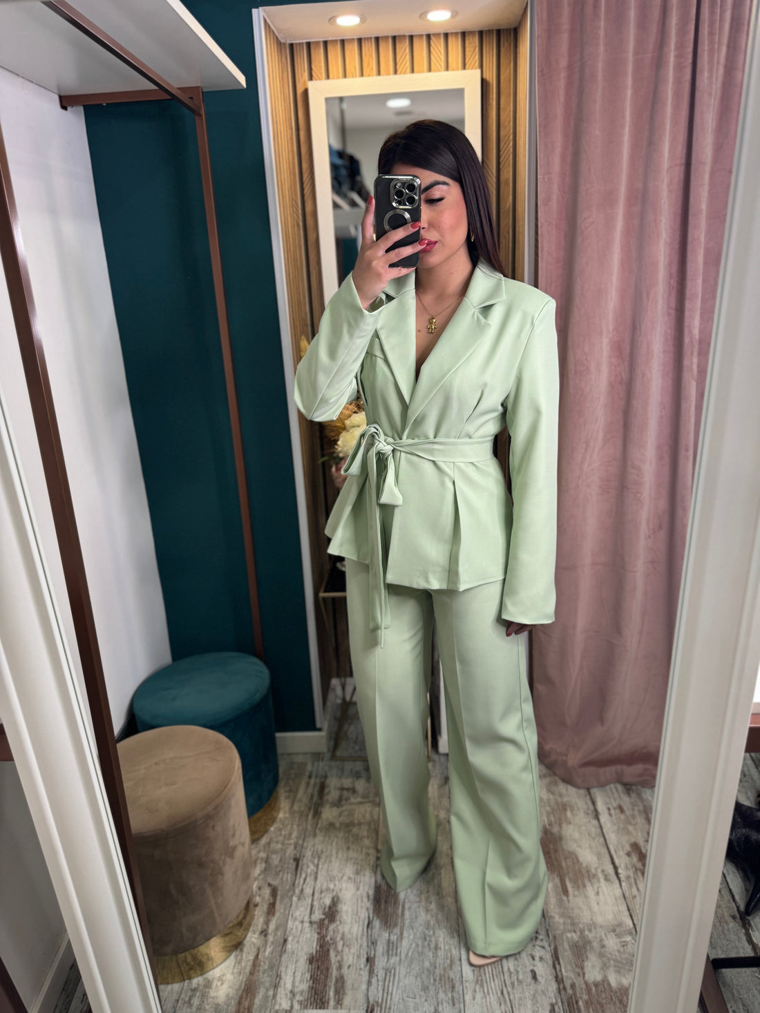 Tailleur Rachele menta