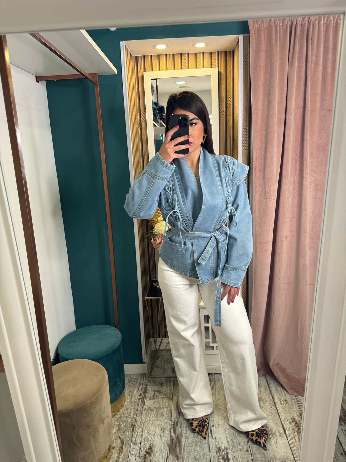 Jeans Wide Leg bianco