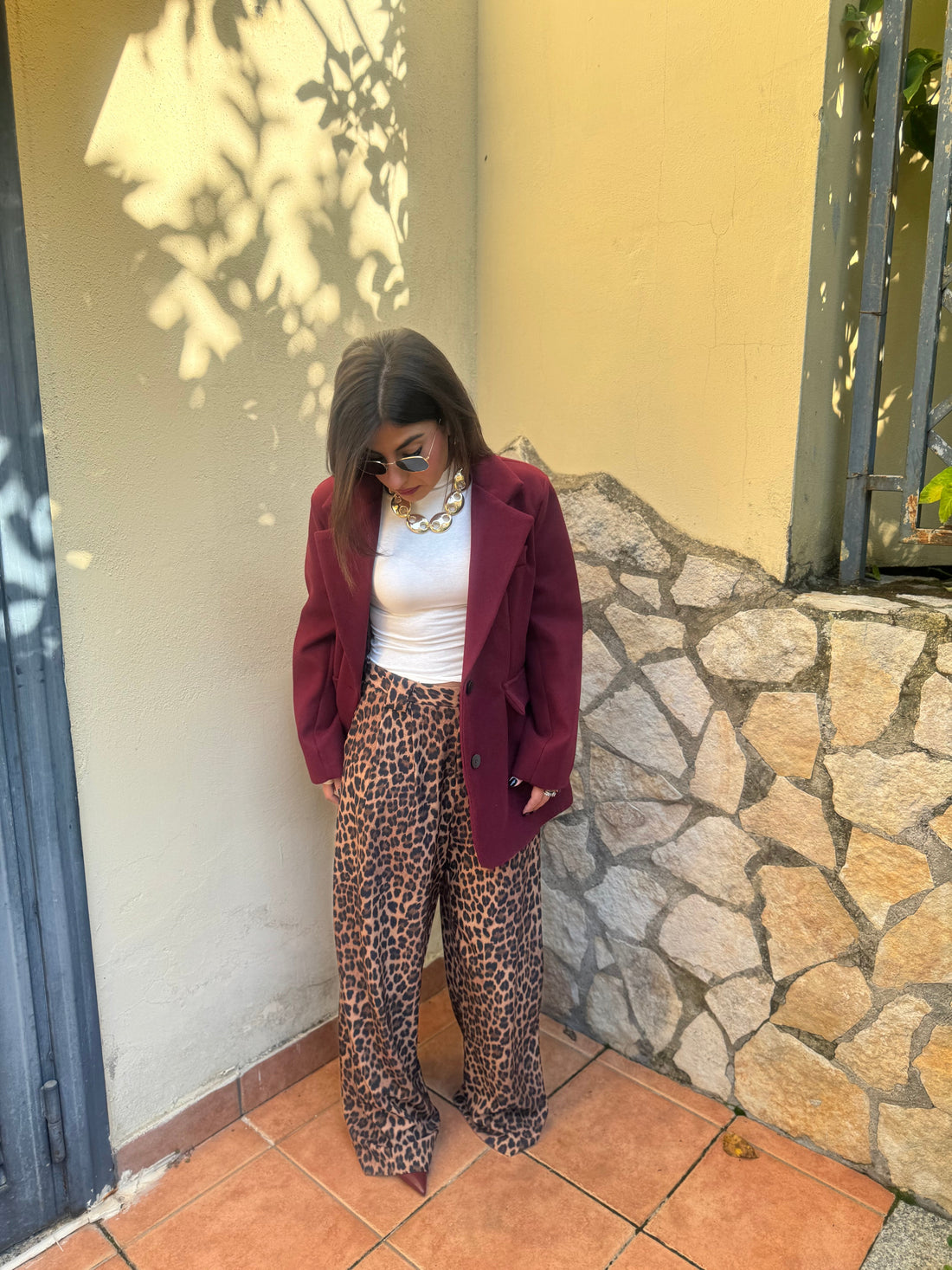 Pantaloni Lumina Animalier