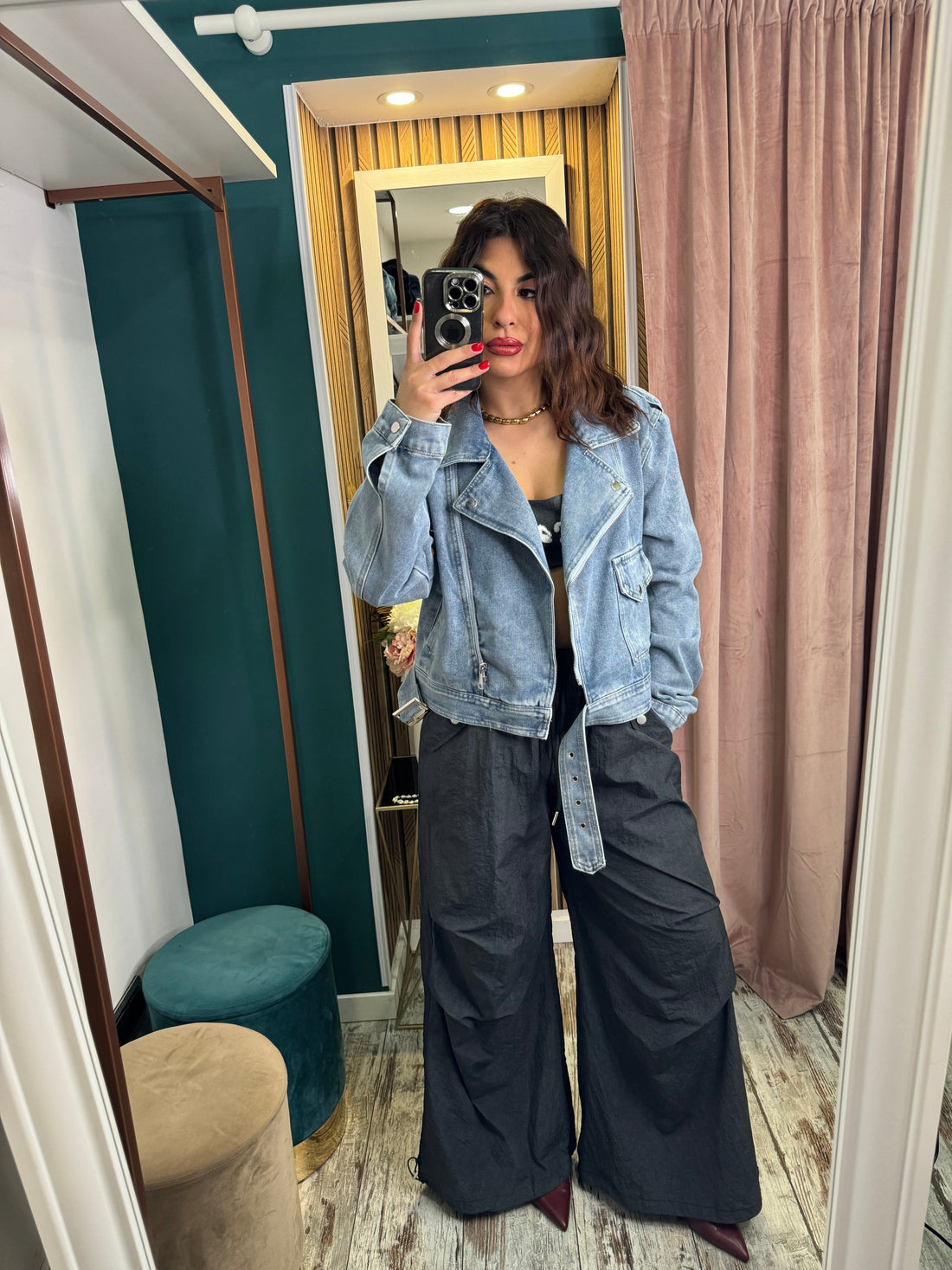 Biker jeans