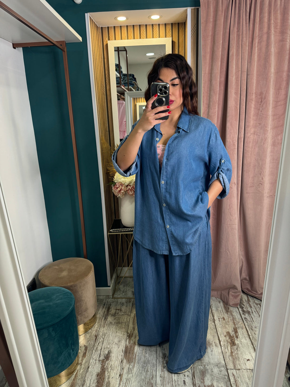 Camicia comfy denim
