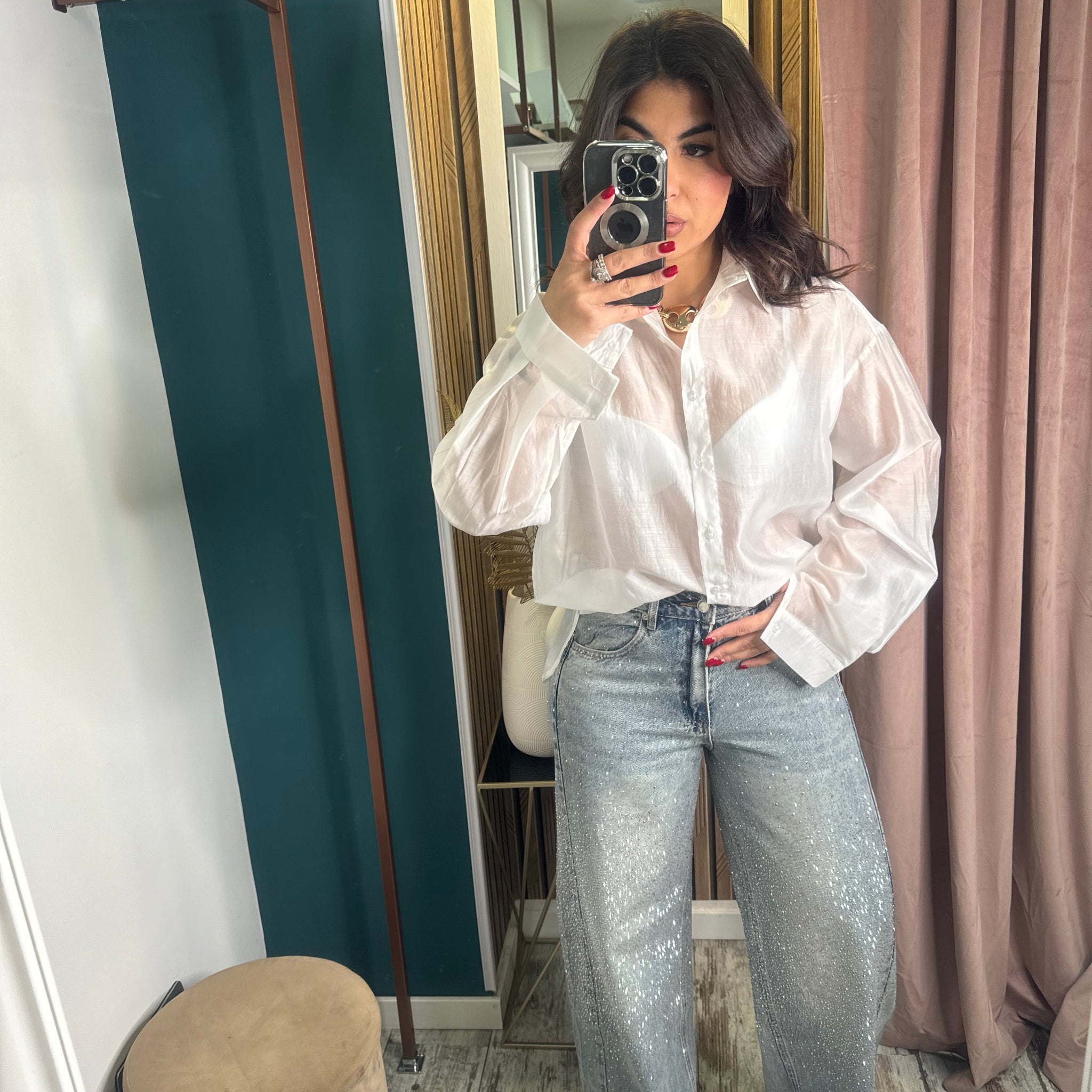 Camicia velata