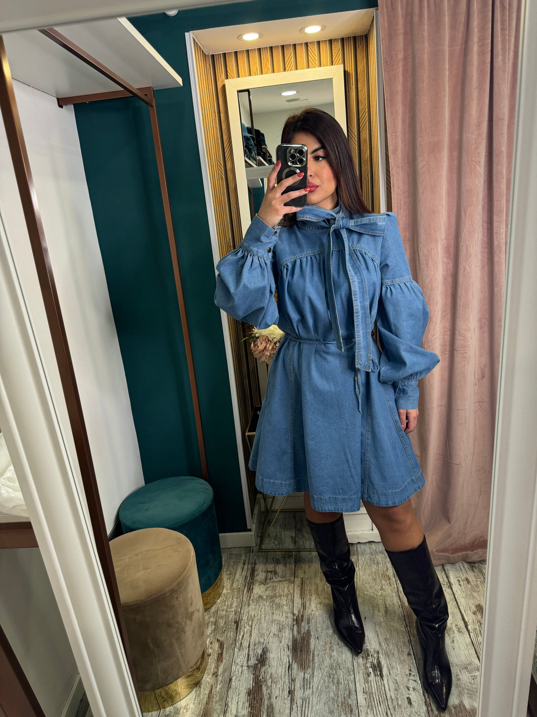 Abito Denim mini
