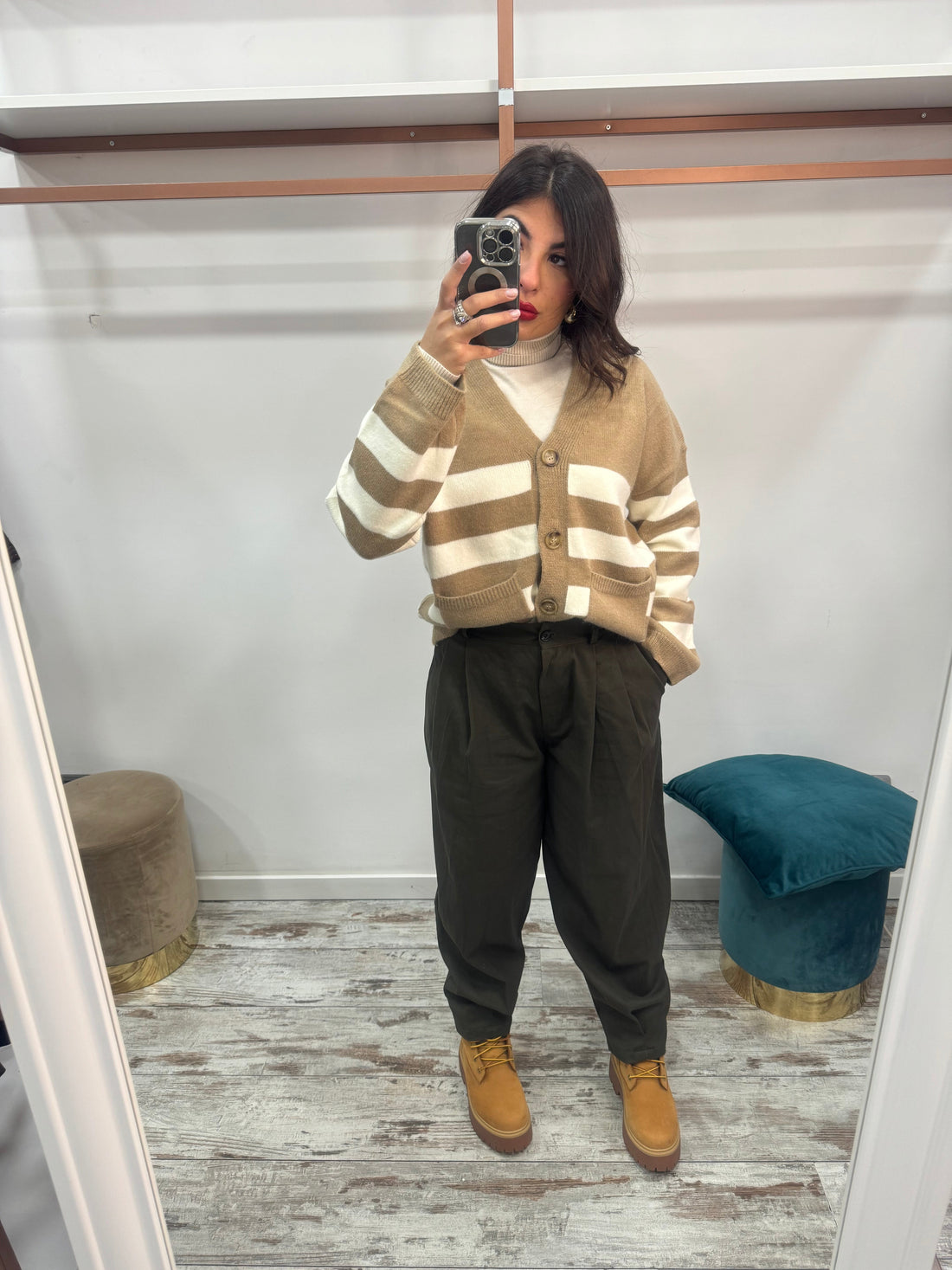 Pantaloni verde militare