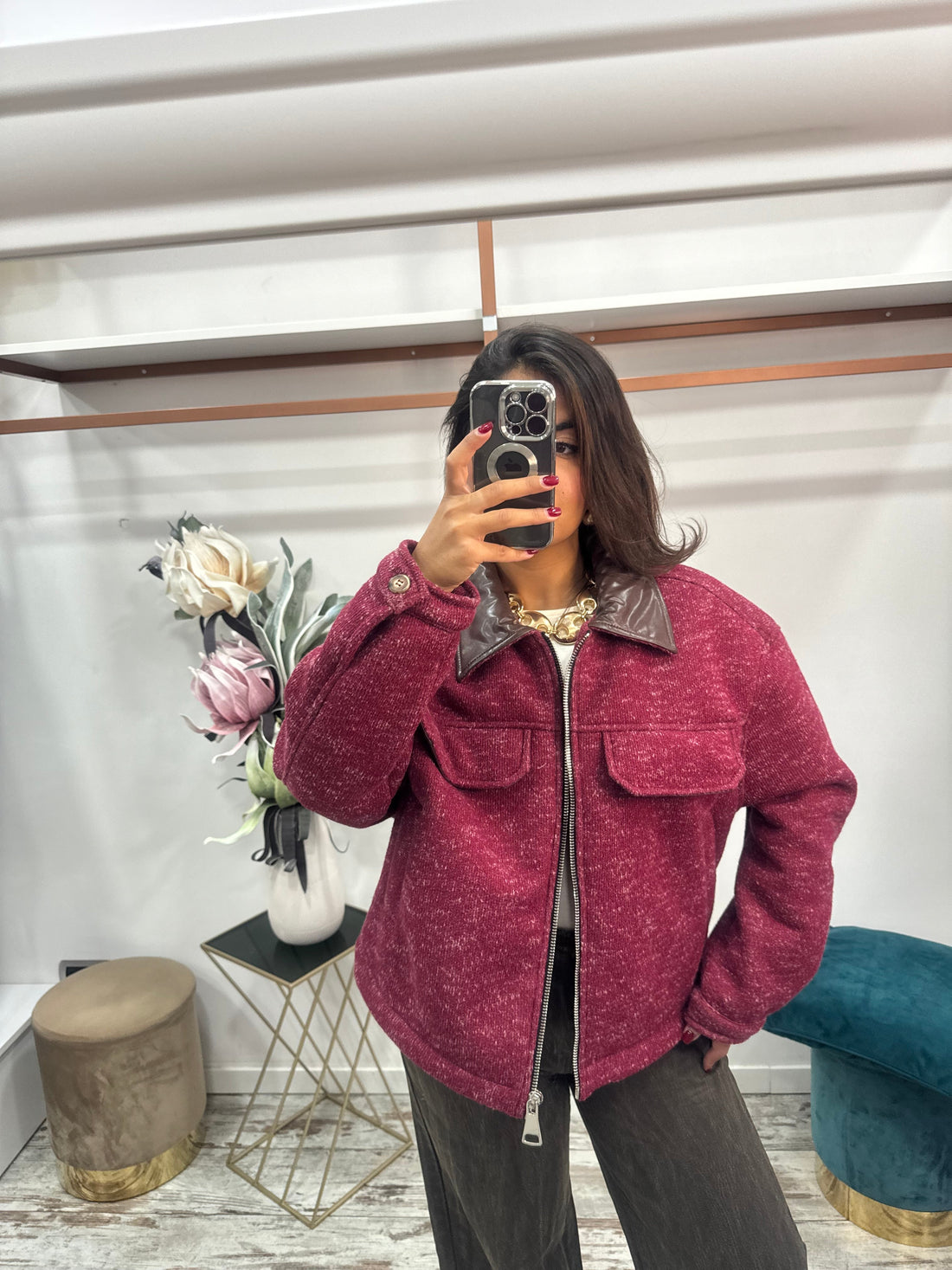 Bomber melange lumina