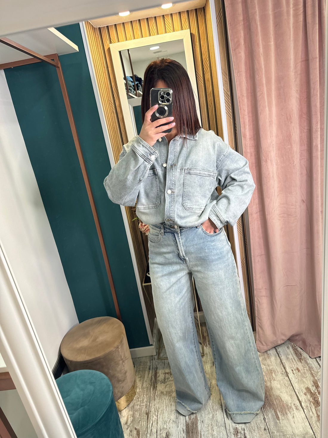 Cordset denim Mira