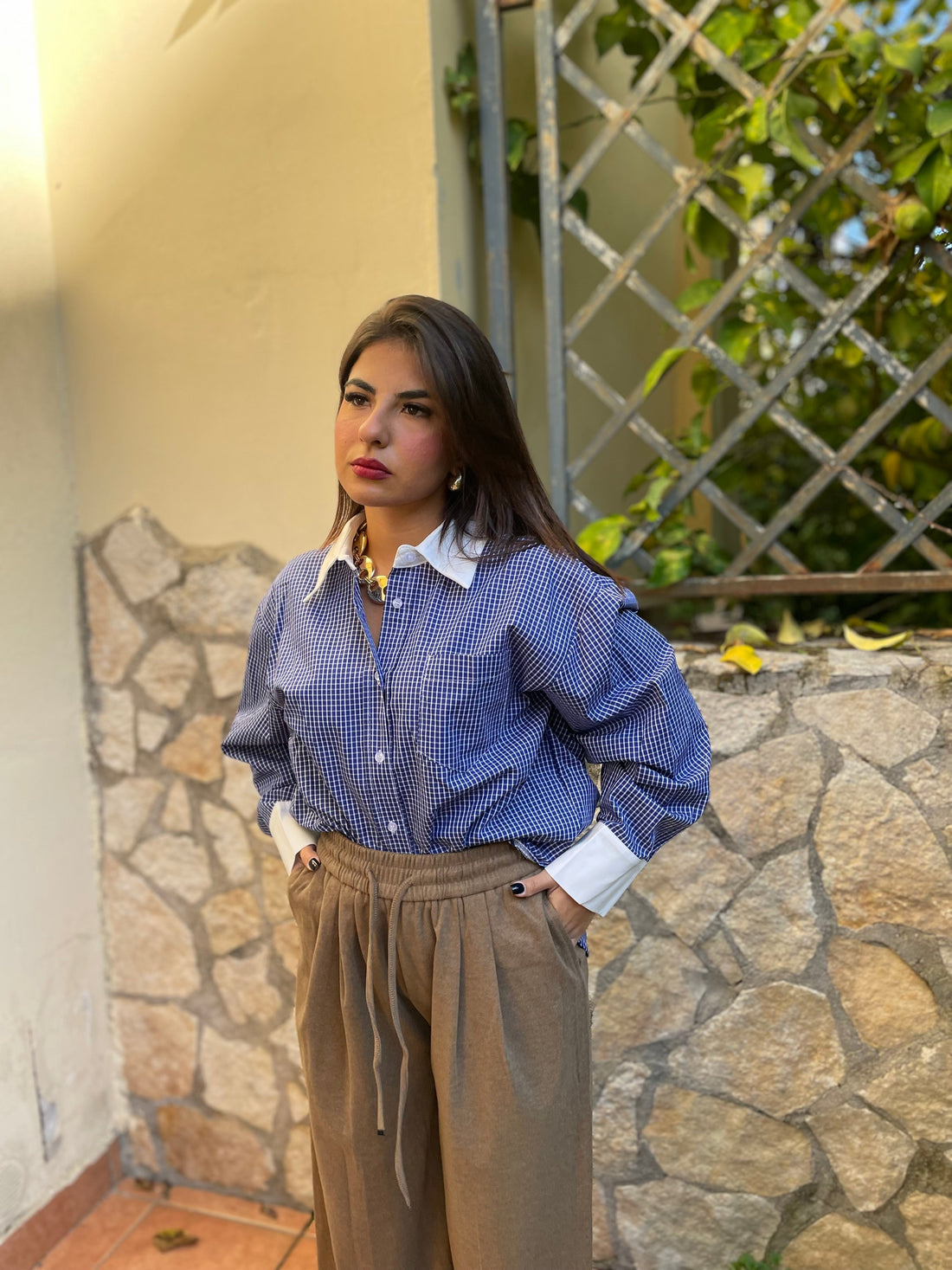 Camicia quadretti lumina